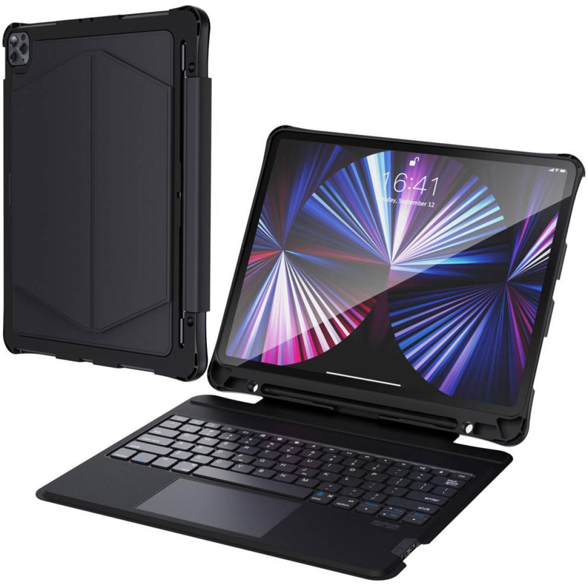 Choetech Bh 015 Wireless Keyboard Case For Ipad 12.9" Arabic / English Layout (black) - CompuMe Choetech Bh 015 Wireless Keyboard Case For Ipad 12.9" Arabic / English Layout (black) - CompuMe