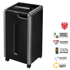 Fellowes Powershred 325ci 100% Jam Proof 22 Sheet Cross Cut Commercial Grade Paper Shredder