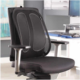 Fellowes Office Suites™ Mesh Back Suppor Mesh Fabric Tri-tensioning - Black