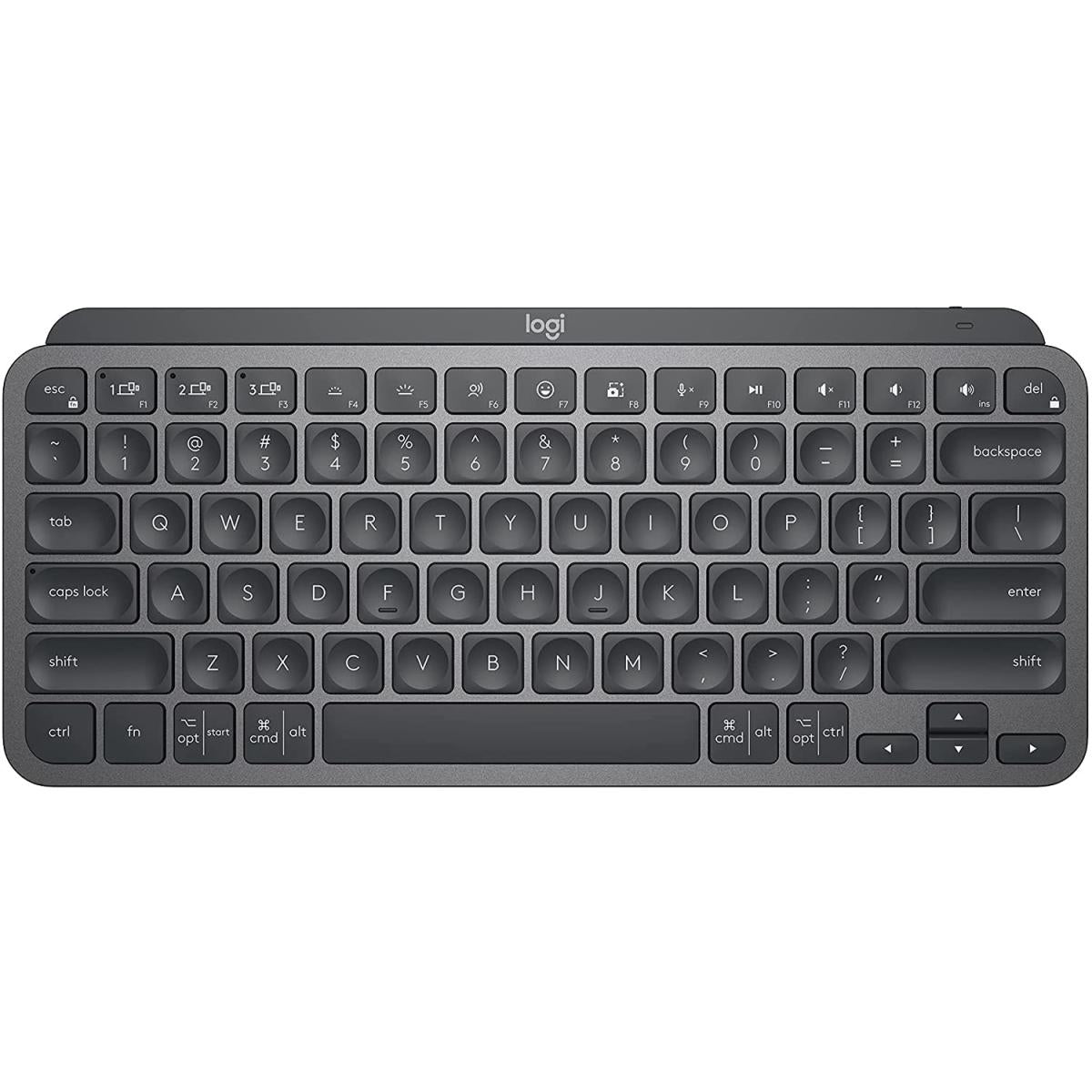 Logitech MX Keys MINI Illuminated Wireless & Bluetooth Backlit USB - C for MAC Arabic / English Layout Graphite