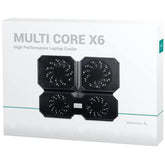 DEEPCOOL Multi Core X6 Laptop Cooling Pad 15.6" Metal Mesh Panel 2x100MM & 2x140mm Fans