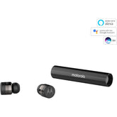 Motorola Lifestyle Vervebuds 300 Wireless Bluetooth In Ear Headphones 10 Hours Playtime Alexa, Google And Siri Compatible Black - CompuMe
