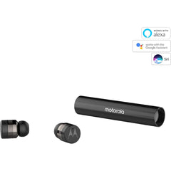 Motorola Lifestyle Vervebuds 300 Wireless Bluetooth In Ear Headphones 10 Hours Playtime Alexa, Google And Siri Compatible Black - CompuMe