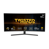 Twisted Minds Eclipse Pro Series 34" WQHD Curved Gaming Monitor – 180Hz, 1ms, HDR10
