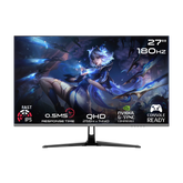 GAMEON GOPS27QHD180IPS Pro Series 27" QHD, 180Hz, MPRT 0.5ms, HDMI 2.1, Fast IPS Gaming Monitor (Supports PS5) - Black