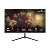 GAMEON GOC27F120VA Pro Series 27" FHD, 120Hz, MPRT 1ms, HDMI 2.1, VA Panel Curved Gaming Monitor 3000R 16:9 (Supports PS5) - Black