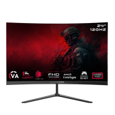 GAMEON GOC24F120VA Pro Series 24" FHD, 120Hz, MPRT 1ms, HDMI 2.1, VA Panel Curved Gaming Monitor 3000R 16:9 (Supports PS5) - Black