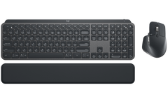 Logitech MX Master 3S Keys S Combo Performance Wireless Keyboard & Mouse with Palm Rest Customizable Illumination Fast Scrolling