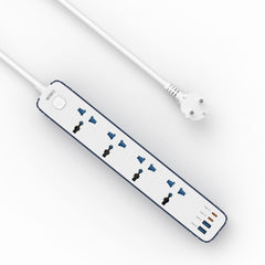 "WIWU Wi-S007 EU 8 in 1 20W GaN Power Strip 2C+2A+4AC 2M"