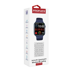Promate XWATCH-B19 ActivLife Smart watch with Hands-Free Function - Blue
