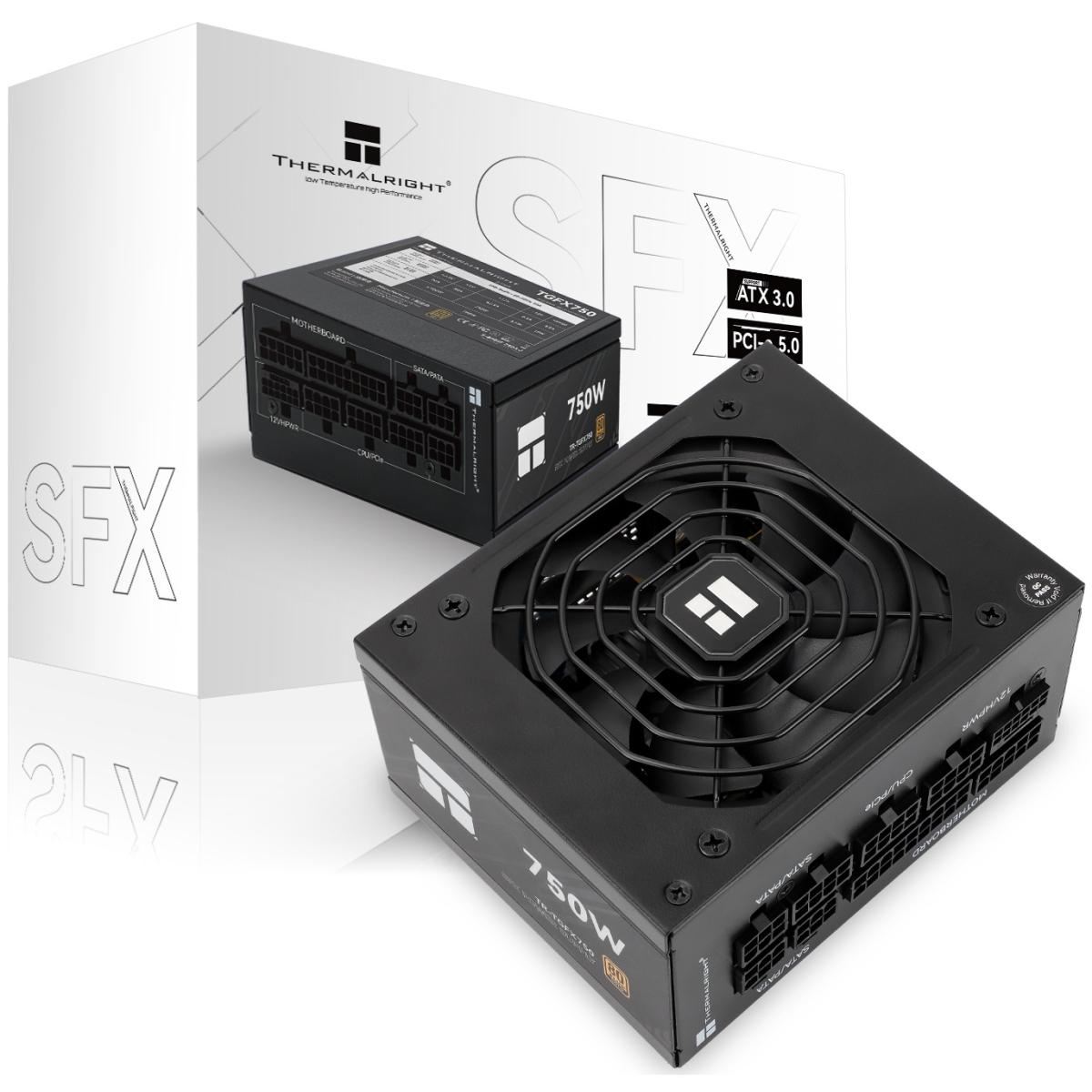 Thermalright (TGFX-750) SFX Gold 750W (ATX 3.0) PCIE 5.0 (12VHPWR) 80 Plus Gold Full Modular, Smart Fan - Power Supply | TGFX-750 | - CompuMe Thermalright (TGFX-750) SFX Gold 750W (ATX 3.0) PCIE 5.0 (12VHPWR) 80 Plus Gold Full Modular, Smart Fan - Power Supply | TGFX-750 | - CompuMe