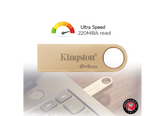 Kingston DataTraveler SE9 G3 - 64 GB - USB Flash Drive USB 3.2 flash drive up to 220MB/s read and 100MB/s write