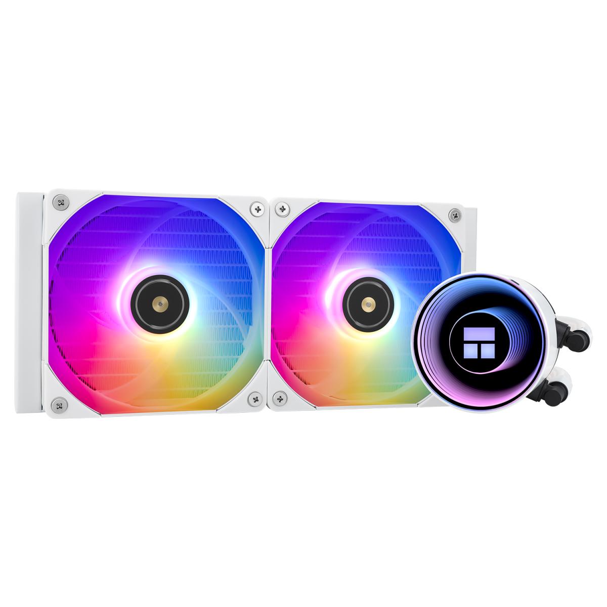 Thermalright Frozen Notte 240 WHITE ARGB CPU Liquid Cooler, Extreme Performance AIO w/ 2x TL-E12W-S Fans, LGA1700 | Frozen Notte 240 WHITE ARGB | - CompuMe