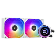 Thermalright Frozen Notte 240 WHITE ARGB CPU Liquid Cooler, Extreme Performance AIO w/ 2x TL-E12W-S Fans, LGA1700 | Frozen Notte 240 WHITE ARGB | - CompuMe
