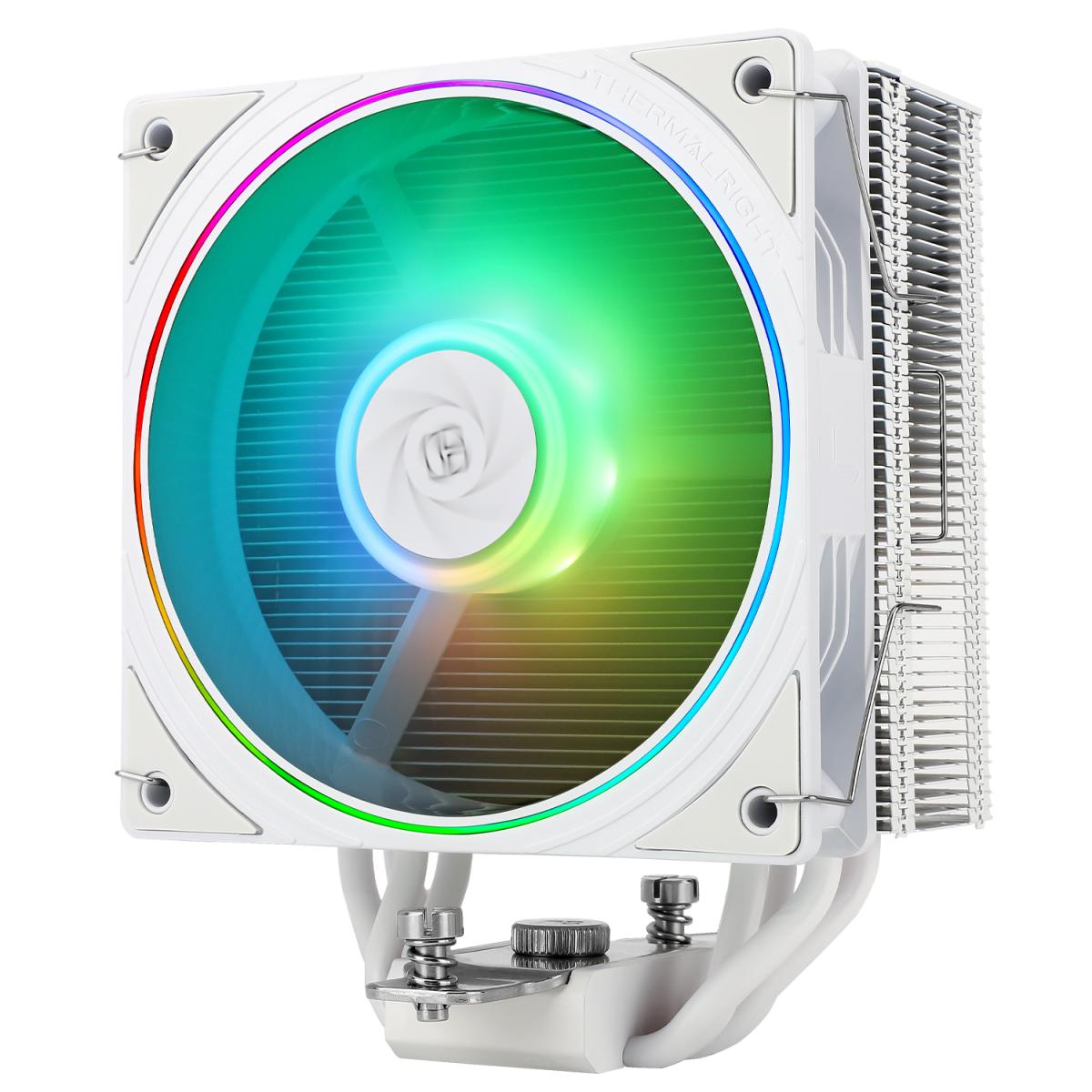 Thermalright Assassin Spirit 120 EVO WHITE ARGB Fully White CPU Air Cooler, Single Tower w/ 4x 6mm Heat Pipes & High Performance Single Fan, LGA1700 | Assassin Spirit 120 EVO WHITE ARGB | Thermalright Assassin Spirit 120 EVO WHITE ARGB Fully White CPU Air Cooler, Single Tower w/ 4x 6mm Heat Pipes & High Performance Single Fan, LGA1700 | Assassin Spirit 120 EVO WHITE ARGB |
