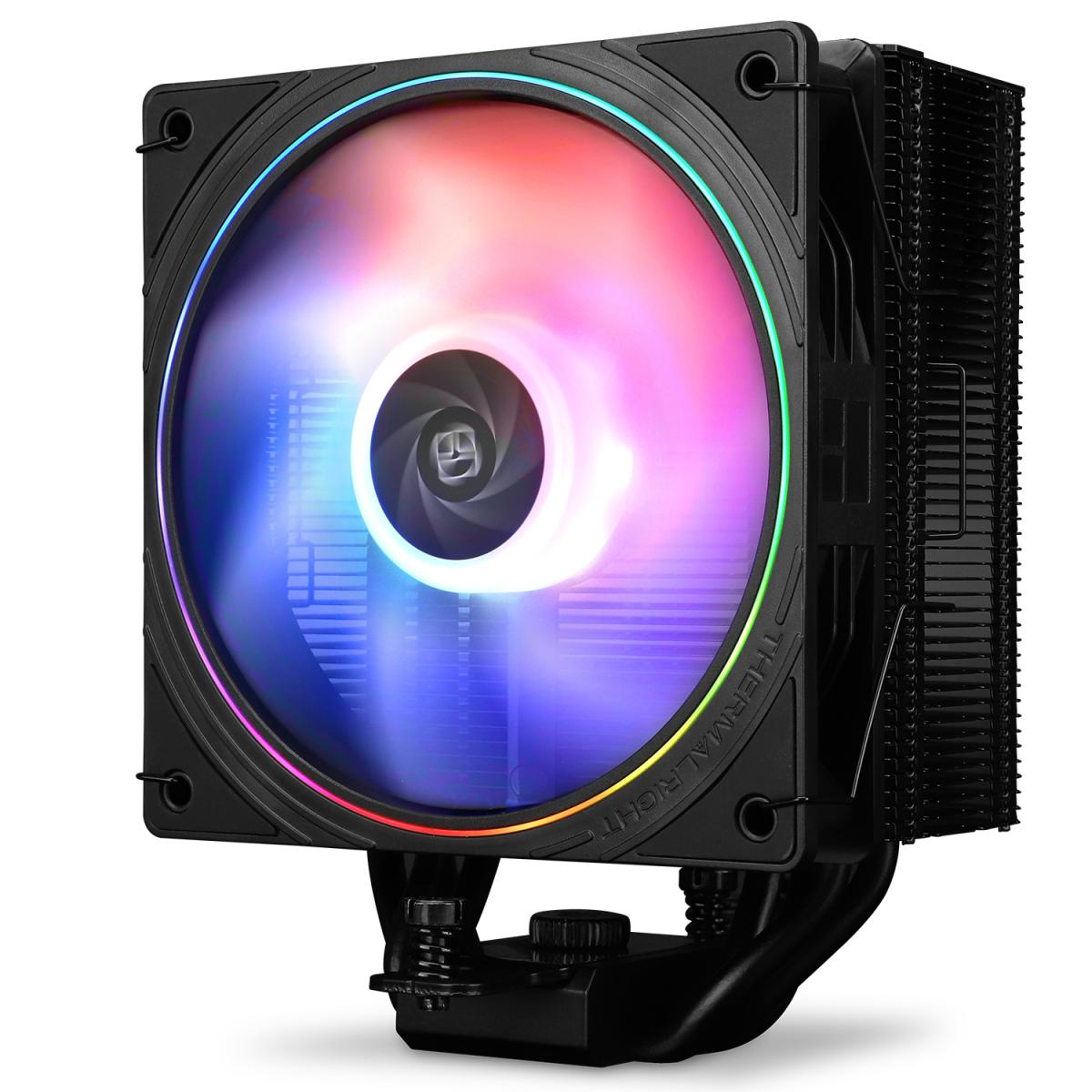 Thermalright Assassin Spirit 120 EVO BLACK ARGB Fully Black CPU Air Cooler, Single Tower w/ 4x 6mm Heat Pipes & High Performance Single Fan, LGA1700 | Assassin Spirit 120 EVO | Thermalright Assassin Spirit 120 EVO BLACK ARGB Fully Black CPU Air Cooler, Single Tower w/ 4x 6mm Heat Pipes & High Performance Single Fan, LGA1700 | Assassin Spirit 120 EVO |