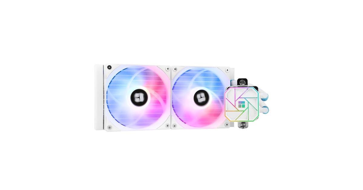 Thermalright Aqua Elite 240 White V3 ARGB CPU Liquid Cooler, High Performance AIO w/ 2x TL-C12W-S V2 Fans, LGA1700