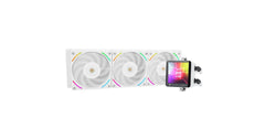 Thermalright Frozen Vision 360 White ARGB CPU Liquid Cooler w/ 2.88" IPS LCD Display For Pictures, Videos, Animations, High Performance AIO w/ 3x TL-K12W Fans, LGA1700