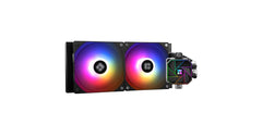Thermalright Aqua Elite 240 Black V3 ARGB CPU Liquid Cooler, High Performance AIO w/ 2x TL-C12B-S V2 Fans, LGA1700