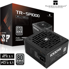Thermalright (SP - 1000) Platinum 1000W (ATX 3.1) (PCIe 5.1) 80 Plus Platinum Full Modular, Smart Fan - Power Supply