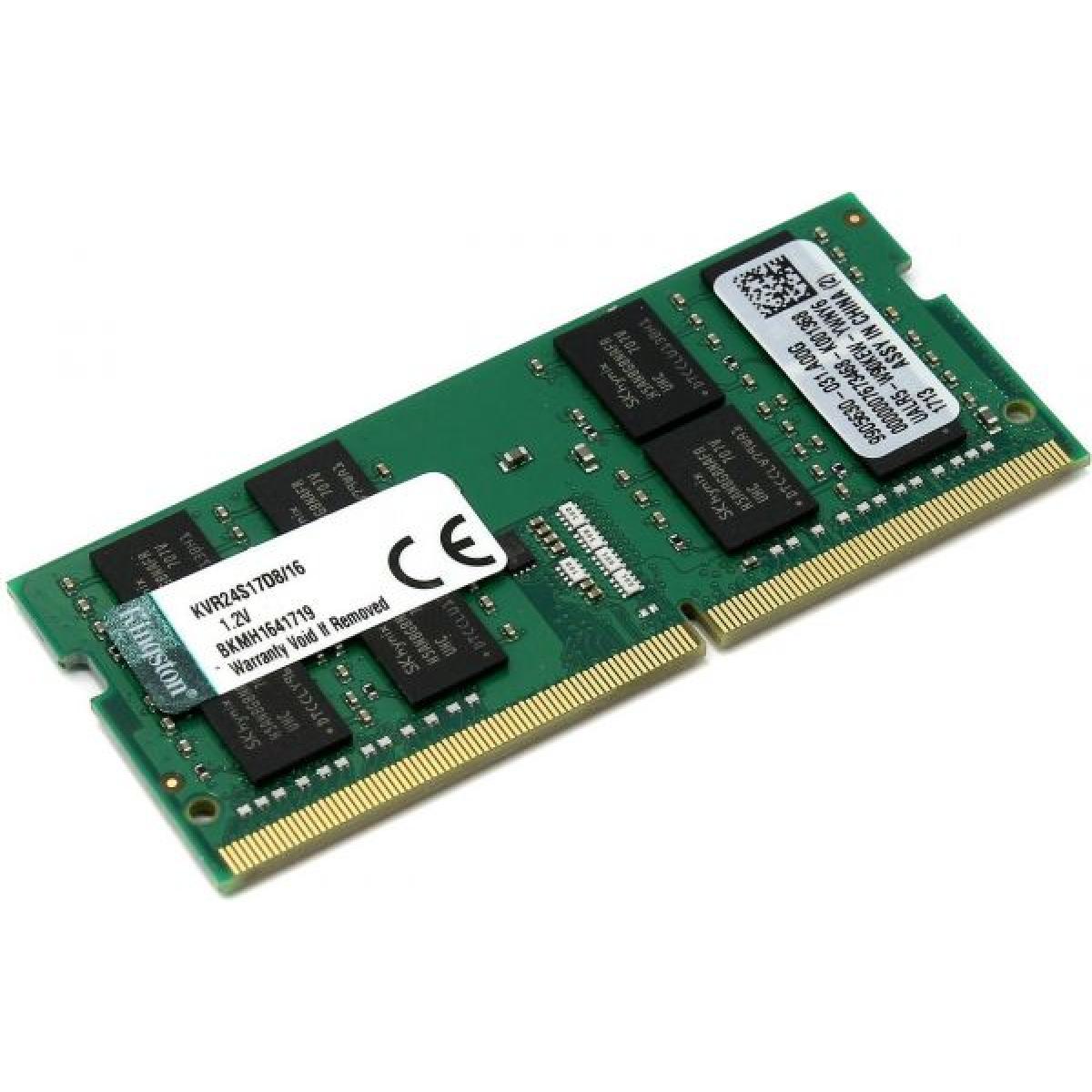 Kingston Value Ram 16GB DDR4-3200Mhz SODIMM Notebook Memory | KVR32S22S8/16 | Kingston Value Ram 16GB DDR4-3200Mhz SODIMM Notebook Memory | KVR32S22S8/16 |
