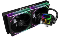 Thermalright Frozen Infinity 240 BLACK ARGB CPU Liquid Cooler, High Performance AIO w/ 2x TL-M12