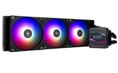 Thermalright Grand Vision 360 ARGB BLACK CPU Liquid Cooler w/ 3.4" IPS LCD Display for system info, images, GIFs, and animations, High Performance AIO TL—H12-X28-S