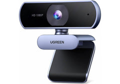 UGREEN 1080P Webcam with Microphone, Full HD USB Web Camera, 85° FOV, Noise-Canceling, Plug and Play, Auto Light Correction, Video Webcam