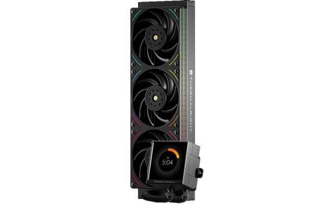 Thermalright Peerless Vision 360 UB ARGB BLACK CPU Liquid Cooler w/ 3.95" IPS LCD Display For Pictures, Videos, Animations, High Performance AIO TL-UB36