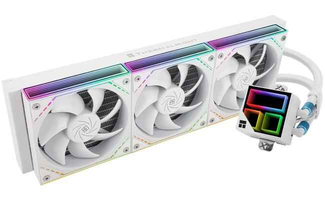 Thermalright Frozen Infinity 360 WHITE ARGB CPU Liquid Cooler, High Performance AIO w/ 3x TL-M12W