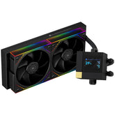 Thermalright Core Matrix 240 Vision ARGB BLACK CPU Liquid Cooler w/ 2" LCD Display (320 × 240) for system info, images, GIFs, and animations, High Performance AIO TL-M12Q