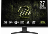 Gaming Monitor MSI MAG 272F X24, Flat 27" FHD, 240 Hz, 0.5ms Rapid IPS, HDR Ready, AMD FreeSync™ Premium, Black / 3 Years Warranty