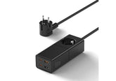 WiWU Wi - S004 Desktop Power Strip 100W GaN Dual USB - C + Dual USB - A Power Strap EU