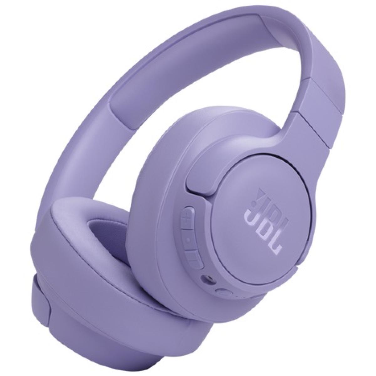 JBL Tune 770NC Adaptive Noise Cancelling Wireless Over-Ear Headphones, Pure Bass Sound, Smart Ambient, Bluetooth 5.3, Le Audio, VoiceAware, Up To 70H Battery, Multi-Point Connect - Purple | JBL Tune 770NC Purple | - CompuMe