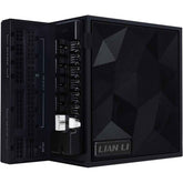 Lian Li Edge 1200w 80+ Gold Full Modular (fan Hub Included) Atx 3.0 3.1 Pcie 5.1 L Shape Design For Dual Chamber Case 120mm Fdb Fan Supports Up To 4 Usb Device Black