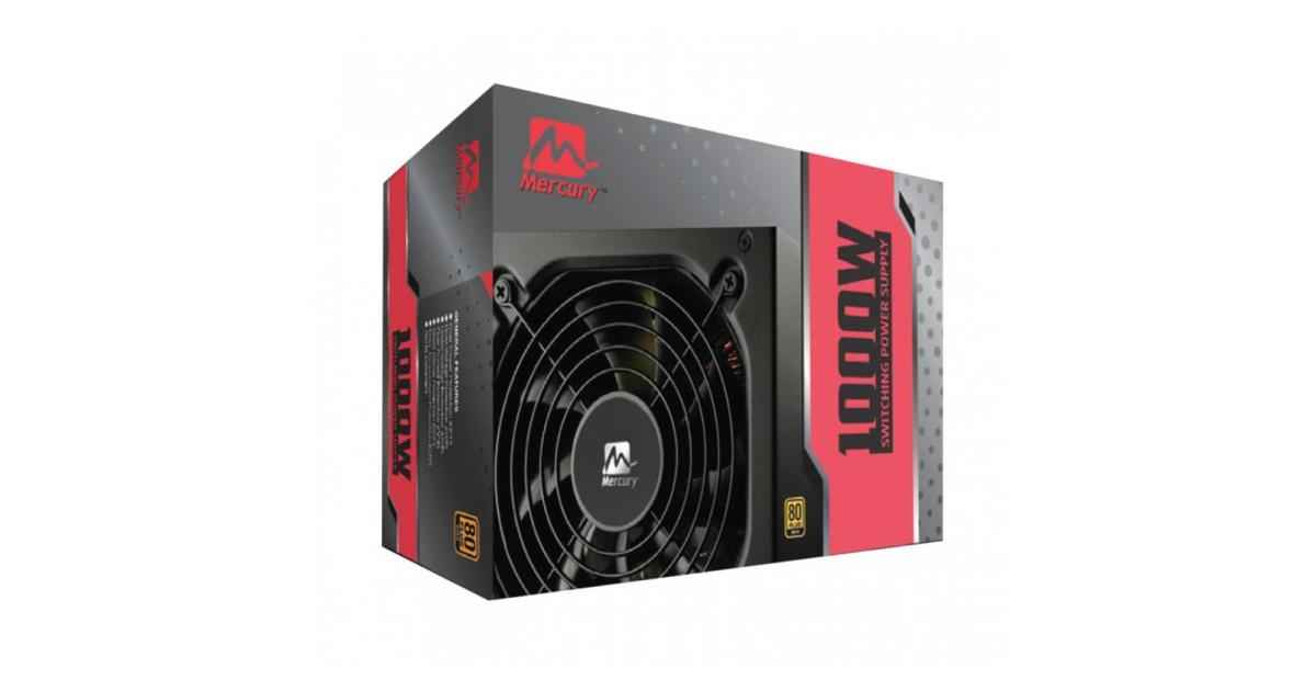 MERCURY Power Supply M1000-GSM 1000W 80 Plus gold certified