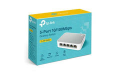 Tp Link Tl Sf1005d 5 Port 10/100 Mbps Fast Ethernet Switch Desktop Ethernet Splitter Ethernet Hub Plug & Play Fanless Quiet Desktop Design Green Technology Unmanaged