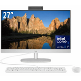 Hp All In One 27 Cr1005ne Pc (2024) New Intel Core Ultra 7 12 Cores W/ 27" Ips Full Hd 99% Srgb None Touch Display & Ddr5 Memory White