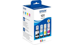 Epson 101 EcoTank 4-Colour Multipack Ink Bottles 337 ml ( Black , Cyan , Magenta , Yellow )