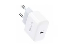 UGREEN CD241 Mini 20W USB-C PD 3.0 Wall Charger PPS Fast Charging for iPhone 15/14/13 - White
