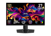MSI MAG 273QP QD-OLED X24 27-inch 2560 x 1440 2K Gaming Monitor, 240Hz, Adaptive-Synch, HDMI, DisplayPort, VESA Mountable, Tilt, Height Adjustable, 0.03ms, Black