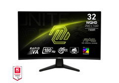MSI Monitor MAG 32CQ6F Curve 1500R Gaming Monitor 31.5" 2560 x 1440 (2K) 180Hz HDR Ready Adaptive-Sync Console Mode / 3 Years Warranty