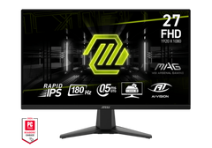 MSI MAG 275F 27" 180Hz Rapid IPS Flat Gaming Monitor FHD 1920 x 1080 0.5ms Adaptive-Sync DP & HDMI