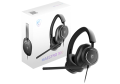 MSI Maestro 300 Gaming Headset – 40mm Neodymium Drivers, Unidirectional (Cardioid) Mic, Lightweight Comfort, Cross Platform Connectivity Wired USB-C