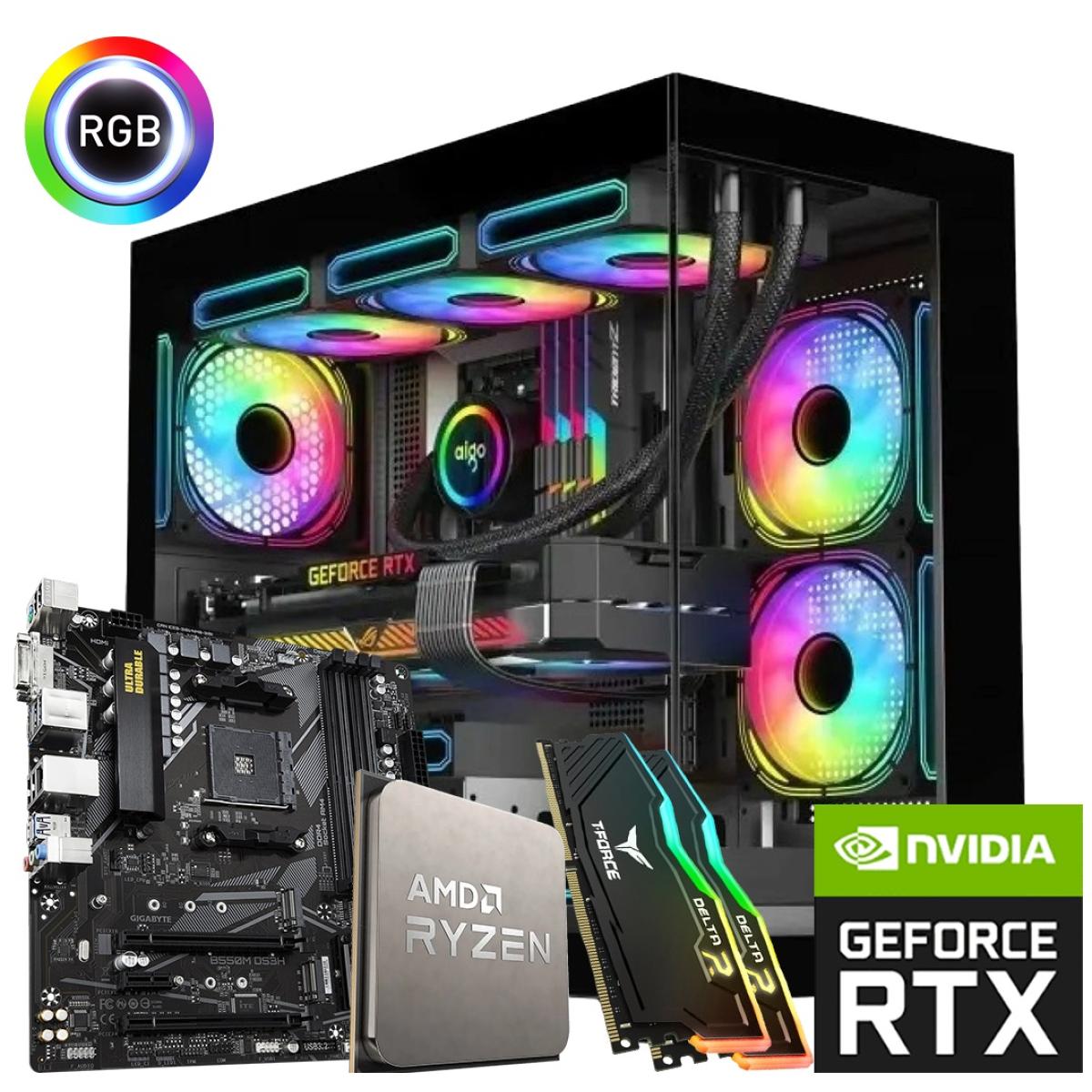 AMD RYZEN 7 5700X3D -- RTX 4060 8GB -- 16GB RAM - PC Build - BUILD -
