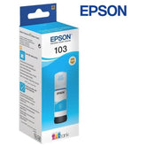 Genuine Epson 103 Ecotank Ink Bottle 65 Ml Cyan - CompuMe