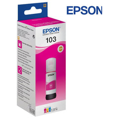 Genuine Epson 103 Ecotank Ink Bottle 65 Ml Magenta - CompuMe