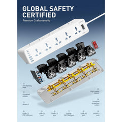 LDNIO power strip for power distribution