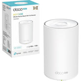 TP-Link Deco X10-4G 4G+ Router WiFi 6 AX1500 Mbps 4G+ Cat6 WiFi 4G Router 4G Router with Sim Slot, Sim Card Router, Mesh WiFi 6 System, Gigabit Ports, WiFi Extender Booster (1Pack)