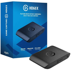 Corsair Elgato HD60 X USB 3.0 Capture Card, HDMI Streaming & Recording HDR 10-bit Passthrough (up to 4K60) / Capture (up to 1080p60) For PC, Mac, XBOX ,PS | 10GBE9901 |
